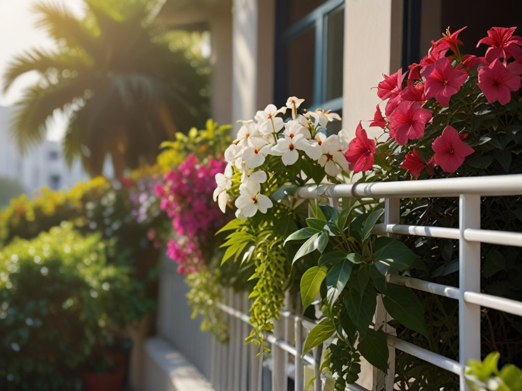 Elevate Your Balcony with Colorful and Easy-to-Care-For Plants: Enhance Your Outdoor