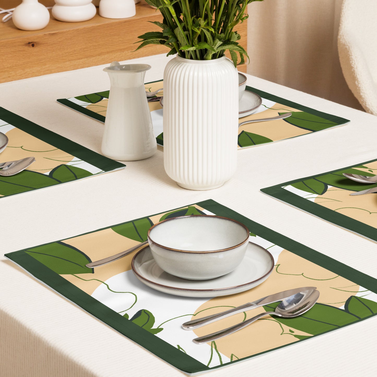 Placemat Set Go Green